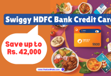 Swiggy HDFC Bank Credit Card – Save up to Rs. 42,000 Swiggy HDFC Bank Credit Card